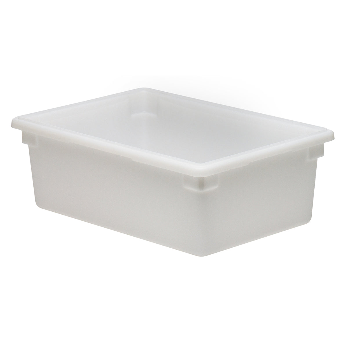 Recipiente Cuadrado Blanco de Polietileno 18x26x9 Pulgadas